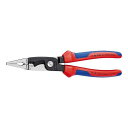 KNIPEX(クニペックス) 1382-200 エレクトロプライヤーコンフォート (SB)【送料無料】(代引不可)