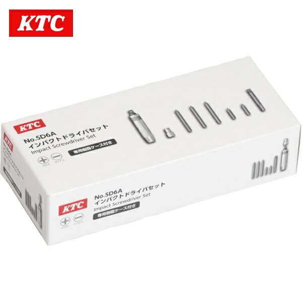 KTC 京都機械工具 インパクトドライバーセット SD6A(代引不可)【ポイント10倍】【送料無料】