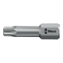 WERA ベラ TORSION トルクスネジ用 ドライバービット トーションビット設計 刃先サイズ6.35mm 刃先サイズTX25 全長25mm 066312(代引不可)(4)