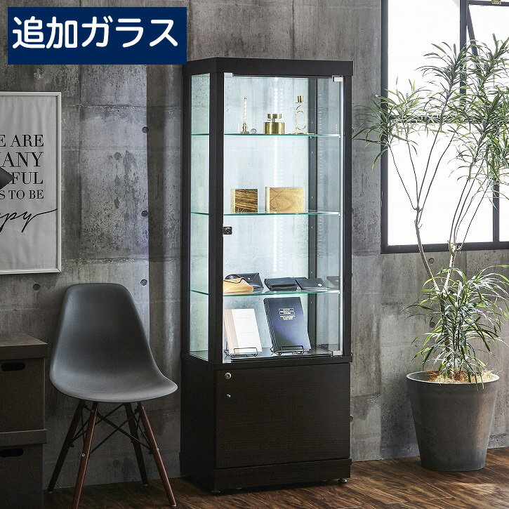・オプション イースト60 専用追加ガラス棚 ガラス板 棚板 追加用 ガラスのみ(代引不可)【送料無料】