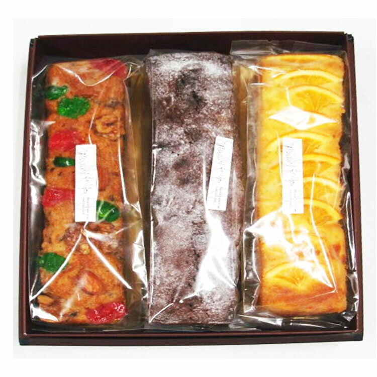 大阪 サロン・ド・ガトー・アンジュ スリム パウンド ケーキ 3本 ケーキ 焼き菓子 洋菓子 カフェ デザート スイーツ お歳暮 冬ギフト 年末年始 お取り寄せ...