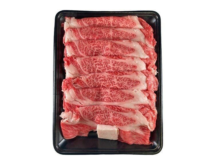 リコメン堂のお中元 大阪 萬野屋 萬野和牛すきしゃぶ用肩ロース550g ギフト 産直 ご当地グルメ 熨斗 贈り物 のし対応 (代引不可)【送料無料】｜アングル3