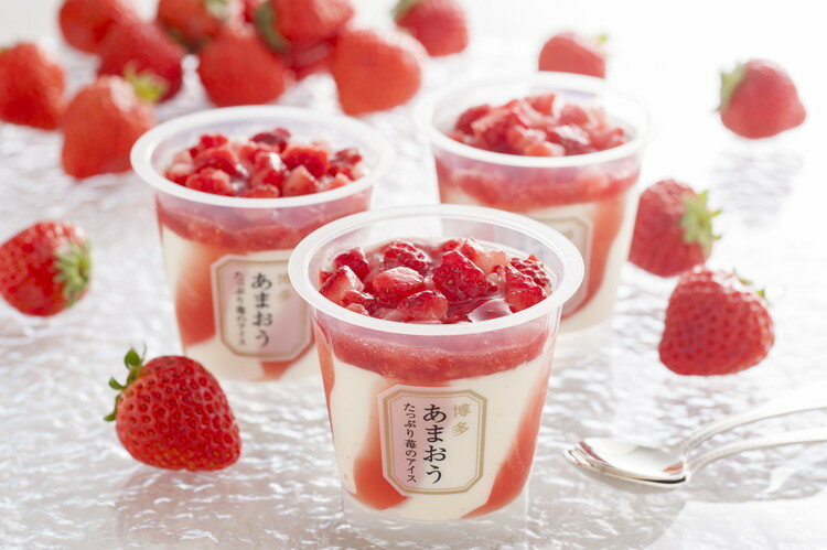 福岡 博多あまおう たっぷり苺のアイス 6個 いちご アイス ギフト 産直 ご当地グルメ 熨斗 贈り物 新生活 お祝い お取り寄せ のし対応 (代引不可)【送料無料】