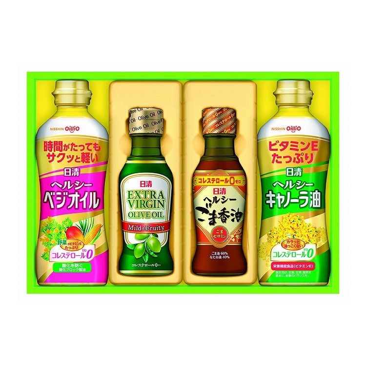 日清オイリオ オリーブオイル&バラエティオイルギフトセット グルメ 人気 おすすめ ギフト 贈答 取り寄せ お取り寄せグルメ お取り寄せ 熨斗 のし 贈り物(代引不可)【ポイント10倍】【送料無料】