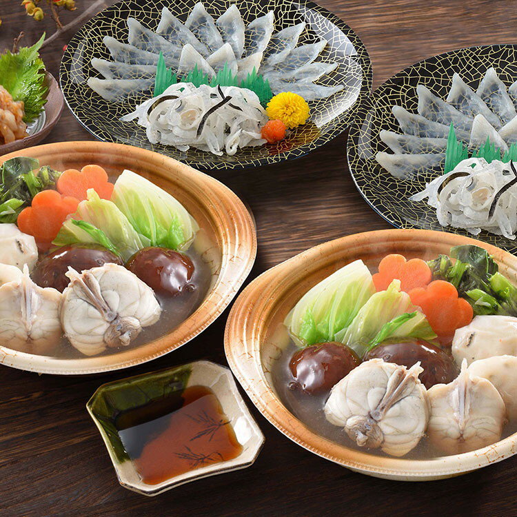 「関とら本店」 とらふく刺身・とらふくちり個食鍋セット グルメ 人気 おすすめ ギフト 贈答 取り寄せ お取り寄せグルメ お取り寄せ 熨斗 のし 贈り物(代引不可)【ポイント10倍】【送料無料】