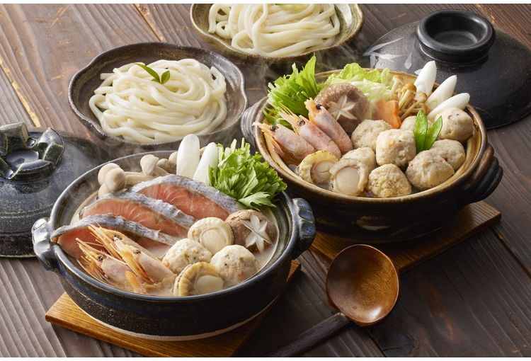 お中元 石狩鍋&海鮮つみれ鍋 食べ比べセット 鍋セット ギフト 産直 ご当地グルメ ...