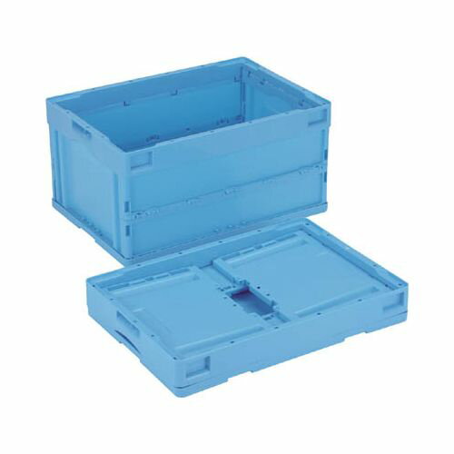 リス CB型折りたたみコンテナ CB-S41NR 青 CBS41NR(代引き不可)【送料無料】