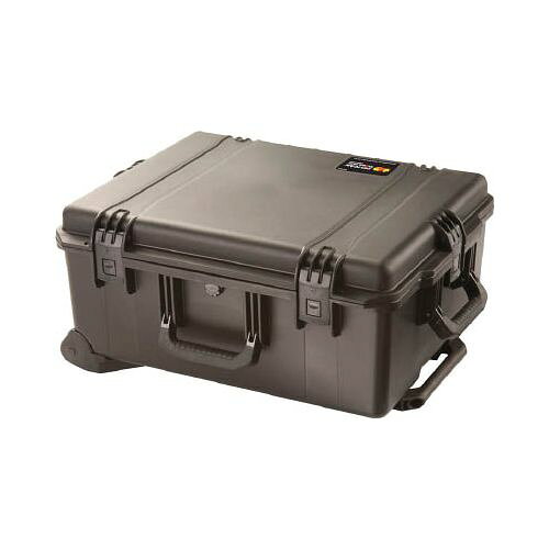 【メーカー型番】IM2720BK【JANコード】0825494000585【ブランド】PELICAN【特徴】●ストームケースは高い気密性・防水性と耐衝撃性、耐圧性、防塵性を兼ね備えた、軽量ボディのタフツールケースです。●過酷な環境を耐えうる、タフなケースとして多くのプロフェッショナルに信頼されています。●産業界においても、精密機器の搬送・運搬用に広く用いられています。●使い勝手のよい、中型サイズのプロテクターツールケースです。【用途】●各種精密機器などの安全な運搬、保管に。●一眼レフカメラや無線機、ビデオカメラなど、各種精密機器の運搬・保管に。【仕様】●色:黒●タイプ:ウレタンフォーム付●外寸(mm)間口×奥行×高さ:625×500×297●有効内寸(mm)間口×奥行×高さ:559×432×254●蓋の深さ:51●底の深さ:203●使用温度:−29〜60度●質量(kg):9.98●外寸(mm)間口×奥行×高さ：625×500×297●有効内寸(mm)間口×奥行×高さ：559×432×254●キャスター付●伸縮ハンドル付●南京錠径：7.8mm(南京錠別売)●ブロックウレタンフォーム(1.5cm毎の切れ込み／任意の形状に切り取り加工可能)●プッシュタイプラッチ●Oリング(ネオブレン)●自動気圧調整バルブ●ラバータイプのソフトグリップ●南京錠を通す穴付き【材質／仕上】●本体:HPX(高強度ポリプロピレン系樹脂)【セット内容／付属品】【注意】●NF型番にはブロックウレタンフォームは付属しません。【原産国】アメリカ【代引きについて】こちらの商品は、代引きでの出荷は受け付けておりません。【送料について】北海道、沖縄、離島は送料を頂きます。【商品配送時の注意点】こちらの商品は配送日時の指定ができません。あらかじめご了承下さい。
