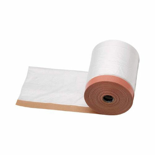 【メーカー型番】TNM-1800【JANコード】4989999332827【ブランド】TRUSCO 　【特徴】●高密度ポリエチレンフィルムにコロナ放電処理を施しているので液だれ、飛散を防ぎます。●テープ色を分けているためサイズ判別が容易です。【用途】●建築外壁塗装用。【仕様】●色:ピンク●幅(mm):1800●長さ(m):25●厚み(mm):0.01●使用テープ幅(mm):16●質量(g):550●手で切断可能【材質／仕上】●布テープ・高密度ポリエチレンフィルム【セット内容／付属品】【注意】●建築塗装以外の養生には使用しないでください。●水にぬれた箇所や直射日光などで高温になりやすい箇所には使用しないでください。●上に乗ると滑りやすいのでご注意ください。●高温多湿、直射日光を避け保管してください。●1巻ごとの個包装はありません。【原産国】日本【代引きについて】こちらの商品は、代引きでの出荷は受け付けておりません。【送料について】北海道、沖縄、離島は送料を頂きます。【商品配送時の注意点】こちらの商品は配送日時の指定ができません。あらかじめご了承下さい。