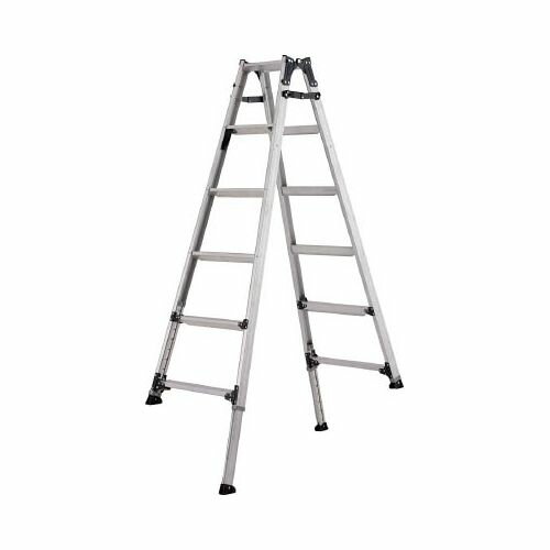 アルインコ 伸縮脚付きはしご兼用脚立(踏ざん幅60mm・各脚441mm伸縮) PRT150FX(代引き不可)【送料無料】