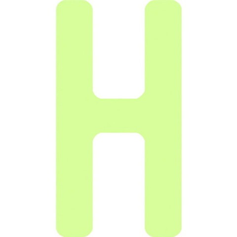 IM 中輝度蓄光カッテイング文字 英字 H AILUMI50H(代引不可)(4.0)