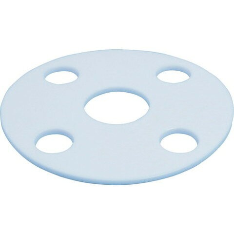 【商品詳細】●純水なフッ素樹脂（PTFE）100%で成型されたガスケットです。●ほぼ全ての薬品に対し耐薬品性があります。●純粋性が高くクリーン要求の高い高純度薬液や医薬・食品の製造ラインに使用できます。●食品衛生法・食品・添加物等規格基準に適合しています。●耐薬品性を求められるプロセス配管や機器。●呼び径A：32●呼び径B：1　1/4●内径(mm)：43●外径(mm)：135●厚さ(mm)：1.5●ボルト穴中心径(mm)：100●ボルト穴数：4●ボルト穴径(mm)：19●使用圧力(K)：10●使用温度範囲：-100〜100℃●最高使用圧力：水・油系・腐食性流体 1MPa/ガス系流体 1MPa●温度によって最大圧力値が変動材質／仕上●フッ素樹脂（PTFE）注意●100℃以上の温度ではクリープにより変形が大きくなるため、使用できません。溝付フランジを使用してください。【代引きについて】こちらの商品は、代引きでの出荷は受け付けておりません。【送料について】北海道、沖縄、離島は送料を頂きます。