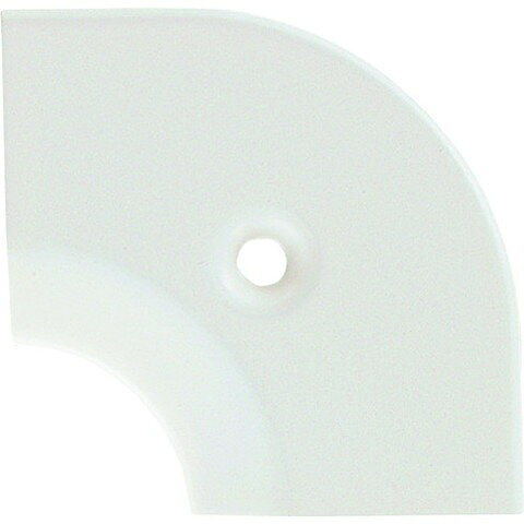 ASSIST 床金物20-111LM(WHO)ヘノ字押エコーナー アルミホワイト 入隅 43×43mm 2011...