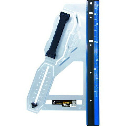 Scales - シンワ 丸ノコガイド定規 エルアングル Plus シフト 45cm 寸勾配切断機能付 79052(代引不可)【送料無料】