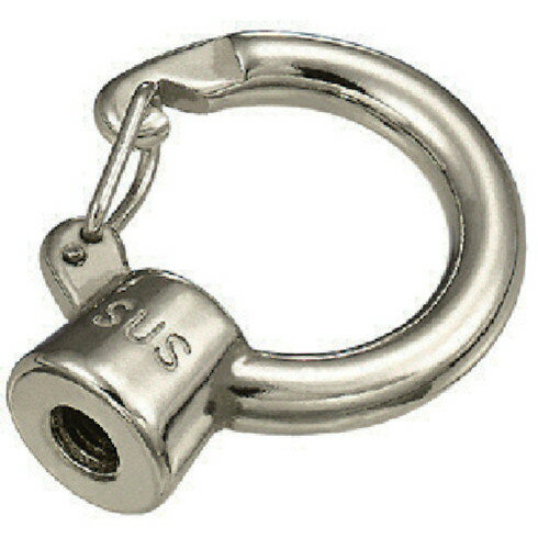 水本 ステンレス フックアイナットミリネジ 捻子径M-6 水本 INH6M 金物 建築資材 建築金物 荷役金具(代..