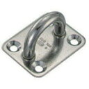 水本 ステンレス アイプレート 54mm×75mm 水本 IP12 金物 建築資材 建築金物 荷役金具(代引不可)