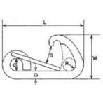 水本 ステンレス L型フック 線径12mm長サ124mm 水本 L12 金物 建築資材 建築金物 荷役金具(代引不可)