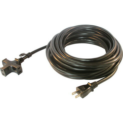 正和電工 トライアングルマルチタップ 125V-15A 10m 黒 正和電工 VCTM10BK 工事 照明用品 コードリール..