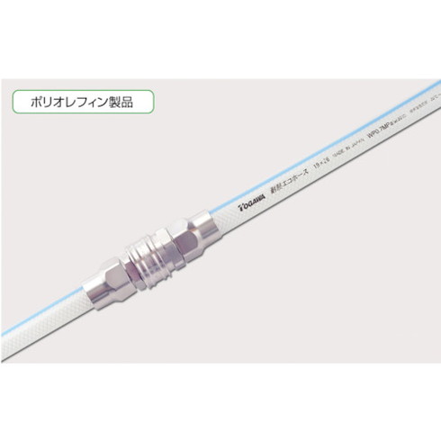 【商品スペック】特長●非塩ビで油脂食品の使用が可能です。●耐熱性に優れ、耐薬品性にも優れています。用途●食品・飲料水搬送に。仕様●長さ(m)：10●内径(mm)：15●外径(mm)：22●使用圧力(MPa)：0.8●許容曲げ半径(mm以上)：60仕様2●使用温度範囲：-20〜80℃●色：クリア●食品衛生法厚生労働省告示201号適合(内面層n-ヘプタン適合)材質／仕上●ポリオレフィン系エラストマーセット内容／付属品注意【代引きについて】こちらの商品は、代引きでの出荷は受け付けておりません。【送料について】北海道、沖縄、離島は送料を頂きます。