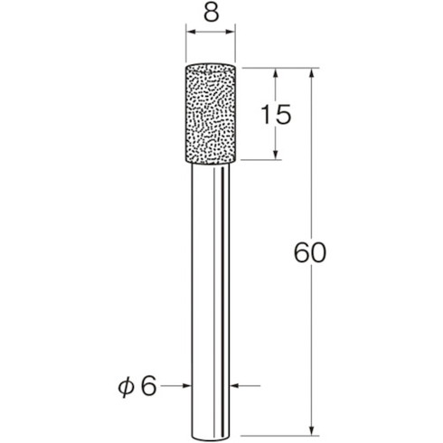 リューター 軸付電着ダイヤモンド砥石D4618 リューター D4618 電動 油圧 空圧工具 研削研磨用品 ダイヤ..