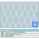 TRUSCO 安全ネット白1.8Φ 幅5m×10m 目合15 菱目ラッセル 仮認 TRUSCO TSN50100W 梱包用品 シート ロープ 防護ネット(代引不...
