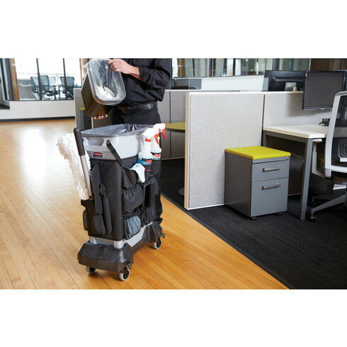 ラバーメイド 【売切廃番】スリムジム キャディバッグ ブラック ラバーメイド RM2032939BK 清掃 衛生用..