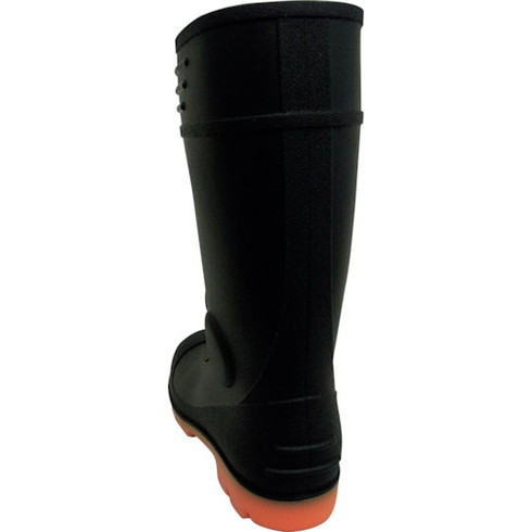 喜多 安全PVC長靴 ブラック 25.0 喜多 KR7450BK25.0 保護具 安全靴 作業靴 長靴(代引不可)【送料無料】