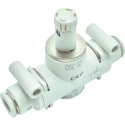 CKD ダイヤル付スピードコントローラ インラインタイプ CKD DSCS210H88 空圧用品 空圧 油圧機器 スピードコントローラ(代引不可)【送料無料】