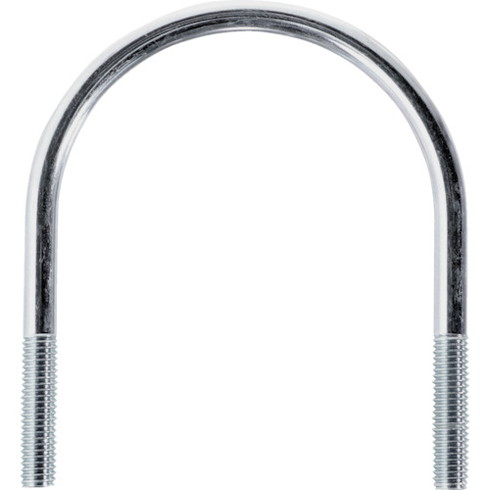 TRUSCO SGP用Uボルト 三価ユニクロ 呼ビ径10A ネジ径M8 TRUSCO TSGP2BTM810A 工事 照明用品 管工機材 ..