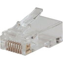 KLEIN Pass-Thruモジュラープラグ RJ45 CAT6(50個入リ) KLEIN VDV826703A 電子機器 電設配線部品 モジュラージャック(...
