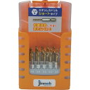 jinnoh ステンレスドリル ショート六角軸14本セット TCHS14S jinnoh TCHS14S 切削工具 穴あけ工具 六角軸鉄工ドリル(代引不可)【送...