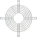 TRUSCO ファンガード119角仕様 TRUSCO FG47 電子機器 電気 電子部品 冷却ファン(代引不可)