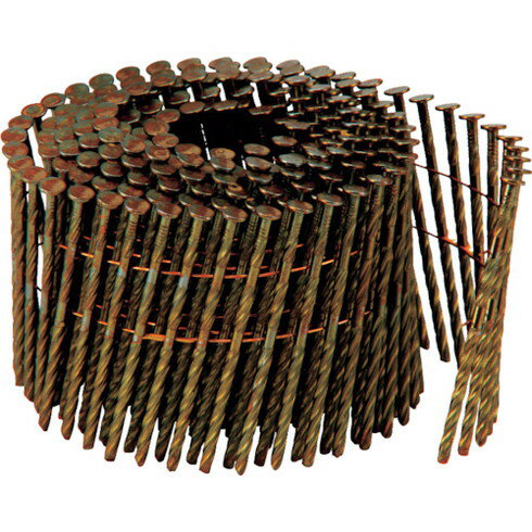 WAKAI (W)ワイヤースクリュー釘 ノミ先 3.1X75 WAKAI WNS3175 金物 建築資材 ねじ ボルト ナット 釘(代..