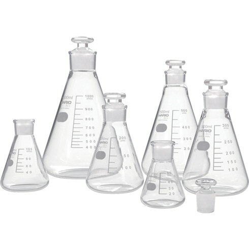 HARIO 共栓三角フラスコ500ml(TS27) HARIO TSF500SCI 研究用品 理化学用品 フラス...
