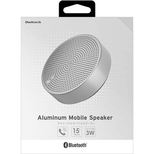 オウルテック ワイヤレスステレオモード対応 Bluetooth5 モバイルスピーカー オウルテック OWLBTSP03SRSI オフィス 住設用品 OA用品 周辺機器(代引不可)【送料無料】