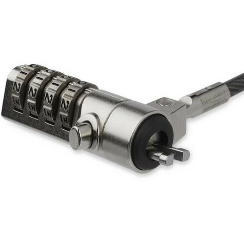 スターテック ノートPC用ロック/スチールワイヤー/2m/4桁ダイヤル錠/Kスロット スターテック LTLOCK4D ..
