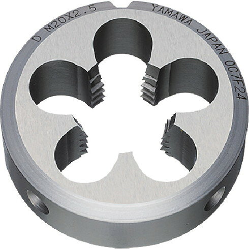 ヤマワ ソリッドダイス D M 5X0.5 25径 ヤマワ D2M5X0.525 切削工具 ねじ切り工具 ダイス(代引不可)【送料無料】