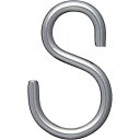 ニッサチェイン ステンレス Sフック 2.3×23mm (300個入) ニッサチェイン SSH23 金物 建築資材 建築金物 荷役金具(代引不可)【送料無料】
