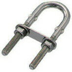 水本 ステンレス Uボルト(レギュラータイプ) 内幅48mm 水本 UB12 金物 建築資材 建築金物 荷役金具(代引不可)【送料無料】