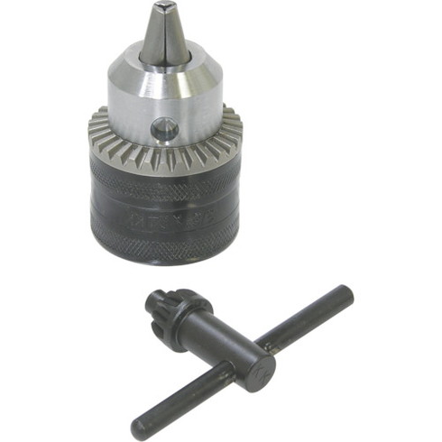 【商品スペック】特長●ドリルチャック用途●アタッチメント仕様●チャック能力(mm)：1.5〜13●穴あけ能力(mm)：13●適合本体：SI-5200A、SI-5305-8A仕様2●ハンドル付●取付ネジサイズ：3/8-24UN材質／仕上セット内容／付属品●チャックハンドル（KK)注意【代引きについて】こちらの商品は、代引きでの出荷は受け付けておりません。【送料について】北海道、沖縄、離島は送料を頂きます。