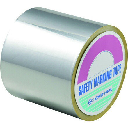 緑十字 アルミ粘着テープ AH-136 100mm幅×20m 光沢タイプツヤ有 日本緑十字社 梱包用品 テープ用品 配管テープ(代引不可)