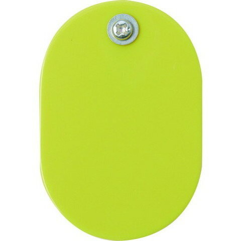 TRUSCO トラスコ クリップ付小判札 大 無地 60X40mm 5枚入 黄色 THFLCY(代引不可)