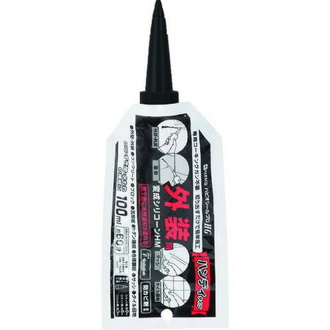 KANSAI 変成シリコーンHMアルミパウチ ブラック 100ML 427660362100(代引不可)