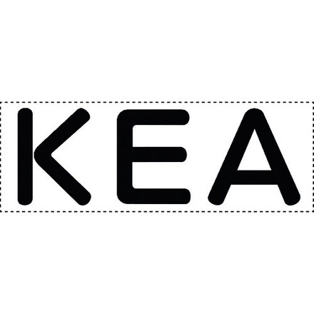 ユニット カッティング文字 KEA ユニット 安全用品 標識 標示 安全標識(代引不可)