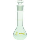 SIBATA メスフラスコ 短形 50mL 柴田科学 研究用品 理化学用品 メスシリンダー(代引不可)