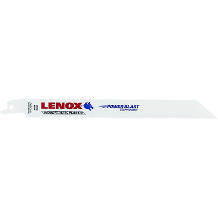 LENOX バイメタルセーバーソーブレード B810R 200mmX10山25マイ入 LENOX社 電動 油圧 空圧工具 切断用品 セーバーソーブレード(代引不可)【送料無料】