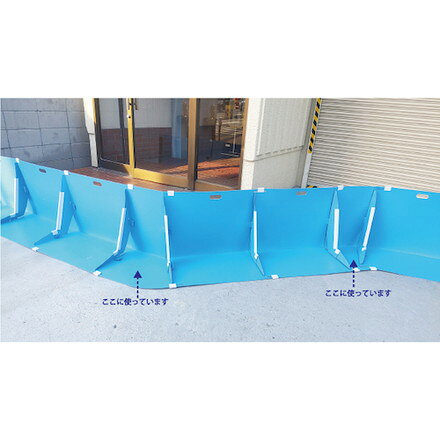 ワニ印 水害防止パネル 備エアレ板 コーナーパーツ 日大工業 環境改善用品 防災 防犯用品 復旧用品(代引不可)【送料無料】 2