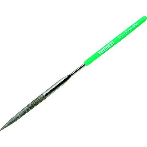 TRUSCO トラスコ ダイヤモンドヤスリ 精密用 12本組 半丸 GS12HA400(代引不可)