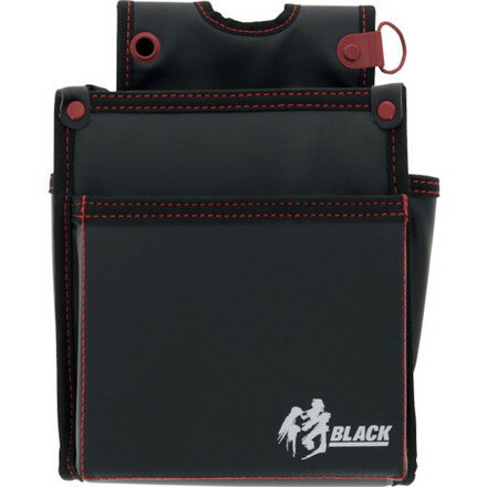 侍BLACK 電工腰袋 2段SRBT-11 高儀 手作業工具 バックパック ツールバッグ 工具差し 腰袋(代引不可)【送料無料】
