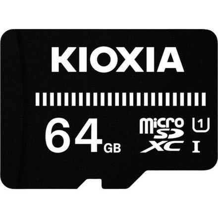 キオクシア ベーシックmicroSDメモリカード 64GB KMUB-A064G キオクシア オフィス 住設用品 OA用品 メモリ(代引不可)
